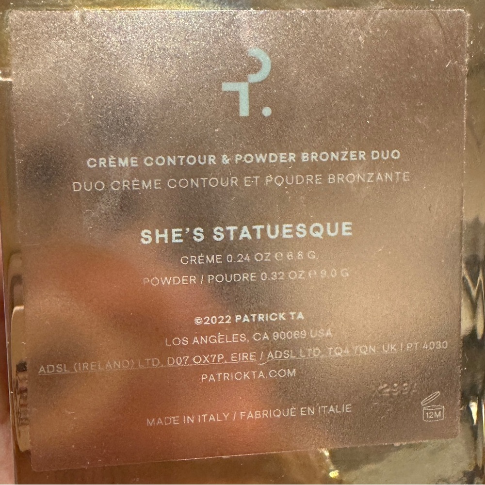 Patrick Ta Countour and Bronzer Duo